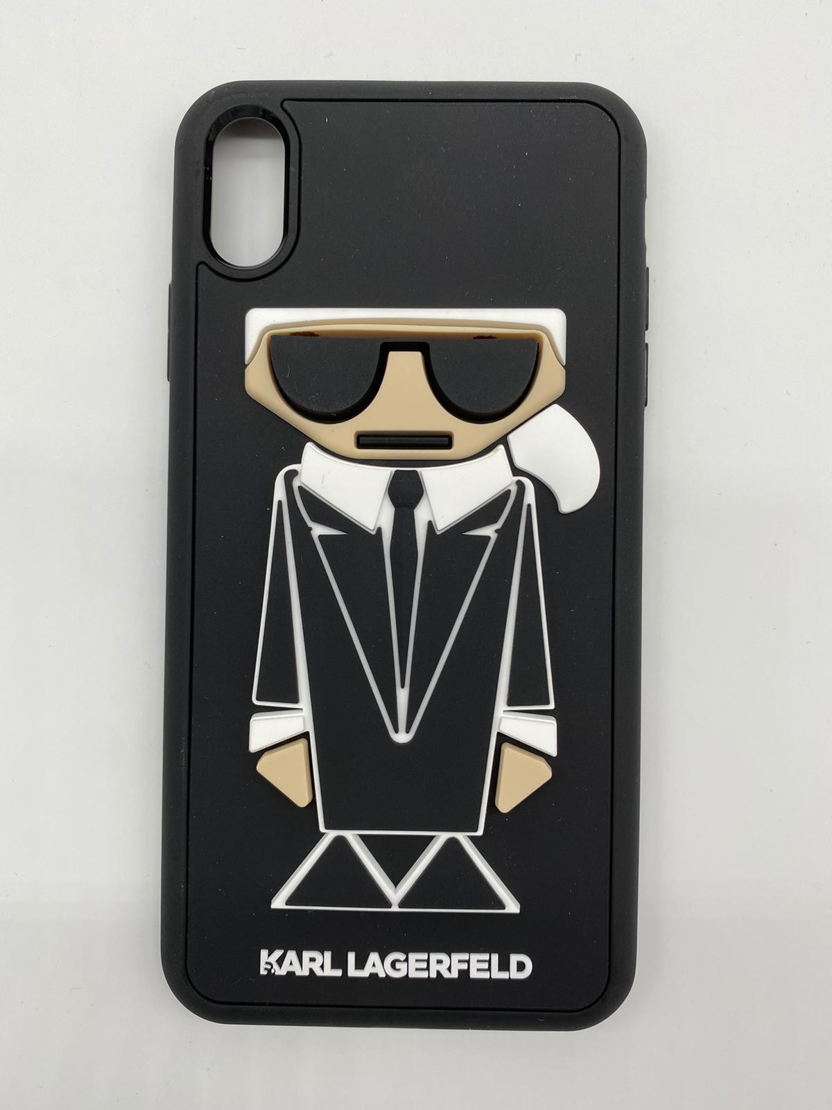 KARL LAGERFELD K/KOCKTAIL KARL 3D MAXX IPHONE CASE  - BLACK - KL193DMX - IPHONE XS MAX
