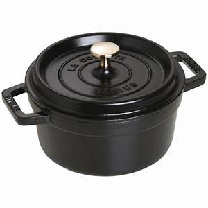 STAUB ROUND COCOTTE 11092225B - Black - 22CM