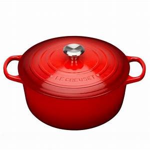 Le Creuset Signature Round Casserole - Cerise - 22cm