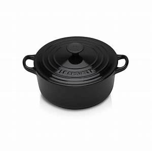 Le Creuset Classic Round Casserole - Black Onyx - 20cm