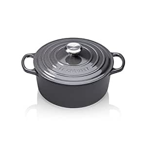 Le Creuset Signature Round Casserole - MIDNIGHT GREY - 20cm