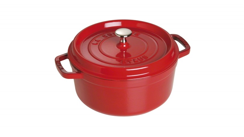 STAUB ROUND COCOTTE 11092406B- Cherry - 24cm