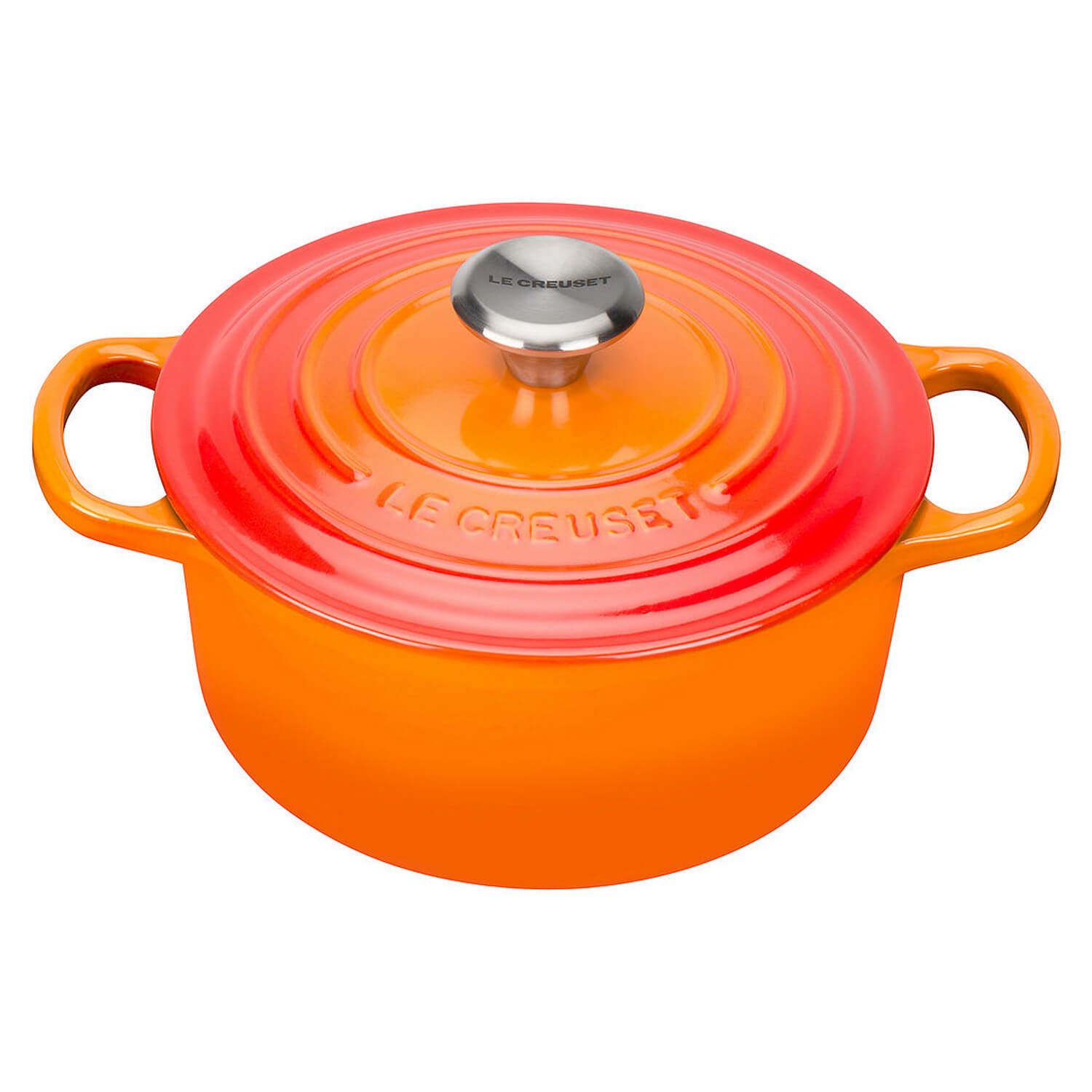 Le Creuset Signature Round Casserole - Volcanic - 24cm