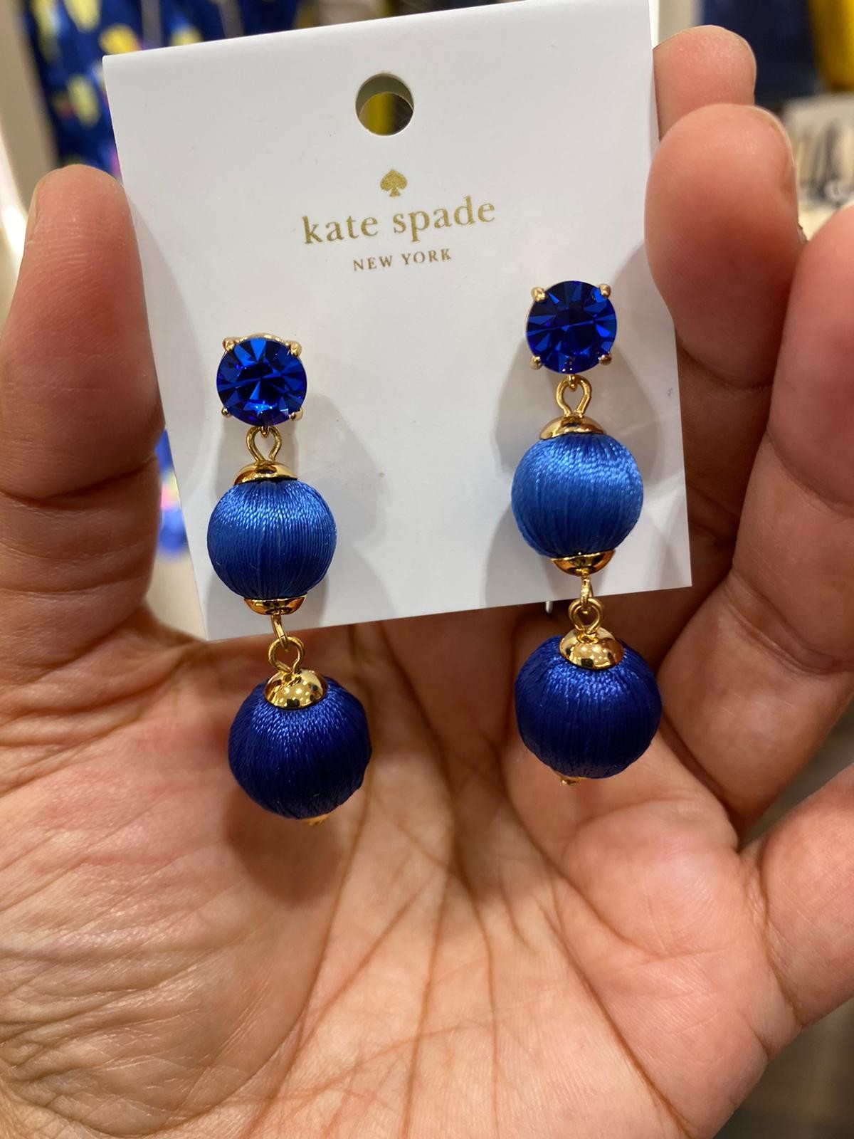 KATE SPADE EARRING - BLUE - ONE SIZE O0RU2138