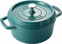 STAUB ROUND COCOTTE 110926105B - MINT GREEN - 26 CM