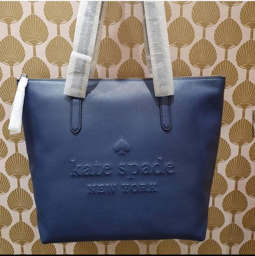 Kate Spade Larchmont Avenue Logo  - FrenchNavy  - Medium WKRU5804