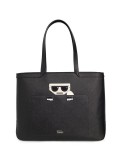 KARL LAGERFELD K/KOCKTAIL KARL SHOPPER TOTE - BLACK - 203W3002