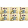 PORTMEIRION PLACEMATS - CAFE DE FLEURS - SET OF 6