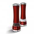 MORPHY RICHARD ACCENTS  ELECTRONIC  SALT & PEPPER MILL SET - RED - ONE SIZE