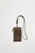 ZARA MOBILE PHONE WALLET CASE/LANYARD - BROWN - MINI