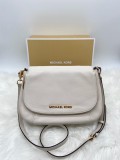 MICHAEL KORS BEDFORD TOTE WITH LONG STRAP- VANILLA - 35T9GBFL2L