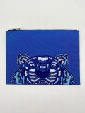 KENZO POUCH - ELECTRIC BLUE - LARGE