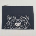 KENZO POUCH - ANTHRACITE - 30 X 23 CM