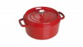 STAUB ROUND COCOTTE 11092406B- Cherry - 24cm
