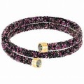 SWAROVSKI CRYSTALDUST DOUBLE LOOP CUFF - 5379278 - SIZE M (5.4X5.4CM)