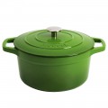 ROUND CASSEROLE - GRADUATED GREEN - 24 CM/4.7 LITER