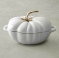 Staub Cast Iron Tomato Cocotte Grade A - White - 25cm