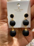 KATE SPADE EARRING BLACK - ONE SIZE O0RU2138