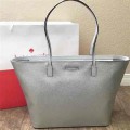 KATE SPADE MARGARETA HAVEN LANE TOTE - SILVER - LARGE WKRU4136