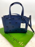 Kate Spade Geraldine Satchel Patterson Drive Embellised - Blazer Blue - Small WKRU5789