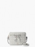 KATE SPADE CAMERA BAG HAYES PERF CROSSBODY - BRGHTWHITE - ONE SIZE WKRU5949