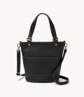 FOSSIL AMELIA SMALL BUCKET BAG - BLACK