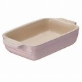 LE CREUSET RECTANGULAR DISH - SATIN PINK - 25cm