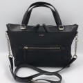 DKNY TOTE WITH LONG STRAP - BLACK - R3171102