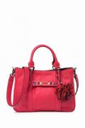 LONGCHAMP 3D TOTE - ROUGE - LARGE WITH LONG STRAP