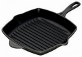 LE CREUSET SQUARE SKILLET GRILL - MATT BLACK - 26cm