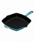 LE CREUSET SQUARE SKILLET GRILL - CARIBBEAN - 26cm