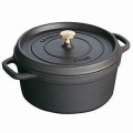 STAUB ROUND COCOTTE 1102225 - Black - 22 CM