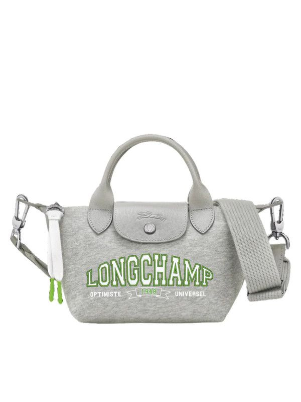 Longchamp Le Pliage Top Handle Bag W/long Strap - Gray - L1500HEA112 / Mini