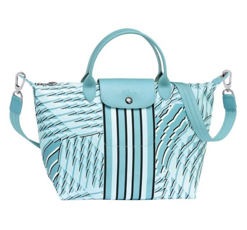Longchamp Neo Top Handle Bag W/long Strap - Pastel Blue - L1512660464