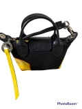 Longchamp Le Pliage Neo Top Handle Bag W/long Strap - Mr Bag/Black - Nano 17742468