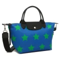 Longchamp Li Pliage Neo Top Handle Bag W/long Strap - Cobalt/Lawn - L1512HDCI03 / Small with long strap