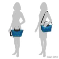 Longchamp Li Pliage Neo Top Handle Bag W/long Strap - Cobalt/Lawn - L1512HDCI03 / Small with long strap