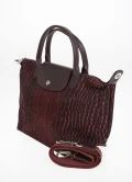 Longchamp Neo Top Handle Small Bag W/long Strap - Crocodile Printed - L1512672209