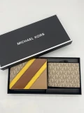 MICHAEL KORS CARD HOLDER AND WALLET SET - YELLOW - 36R3LGFF1U / ONE SIZE
