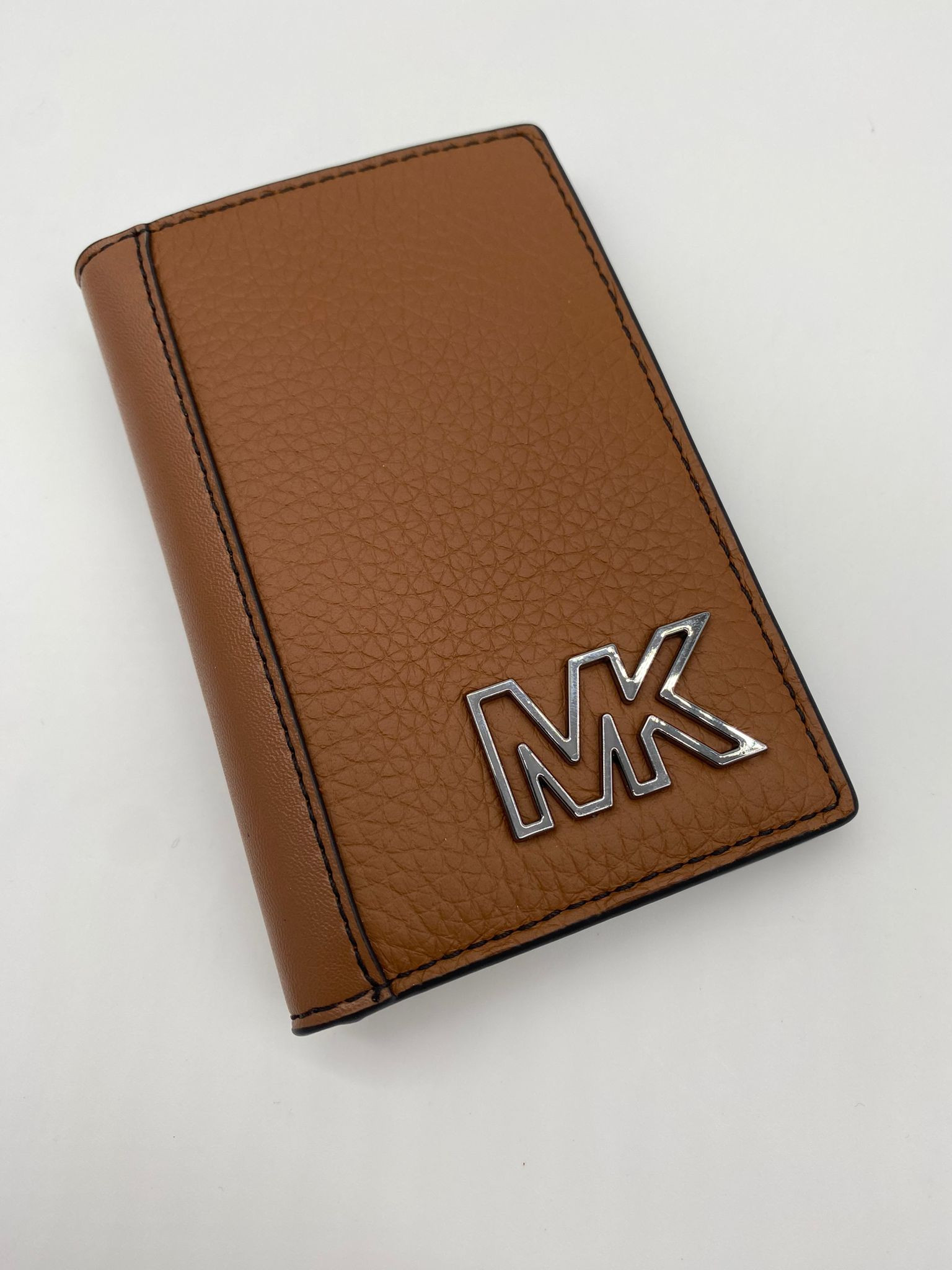 Michael Kors Folding Card Case - Cooper / Luggage - 36S3LCOD1L