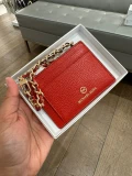 MICHAEL KORS CHAIN CARD CASE - BR TERRACTTA - 34F2GT9D5L