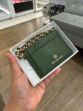 Michael Kors Chain Card Case - Amazon Green - 34F2GT9D5L