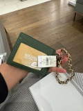 Michael Kors Chain Card Case - Amazon Green - 34F2GT9D5L