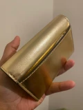 Michael Kors Medium Flap Wallet/Card Case - Pale Gold - 35F2GNCF2M