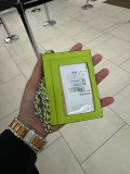 Michael Kors Card Case with chain - Brt Lime - 34S3ST9D5L