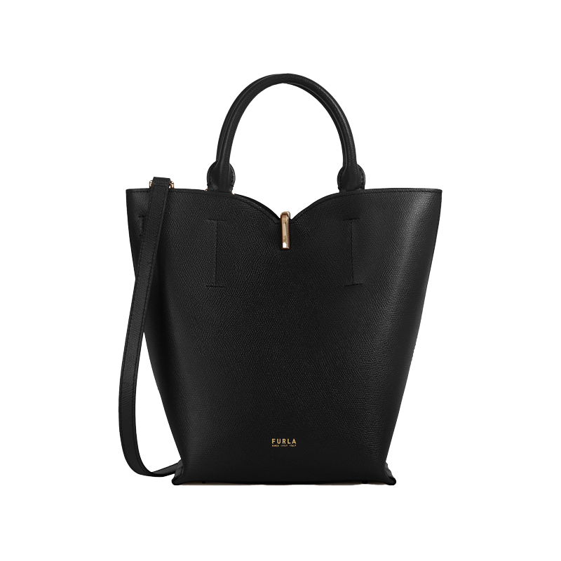 FURLA RIBBON SATCHEL BZZ2FRB - NERO / BLACK - SMALL