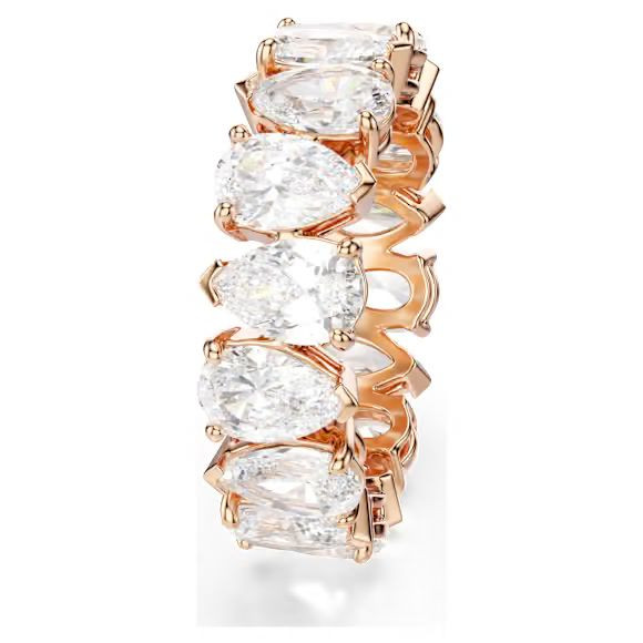 Swarovski Ring - 5690091 / White / Ros - Size 55