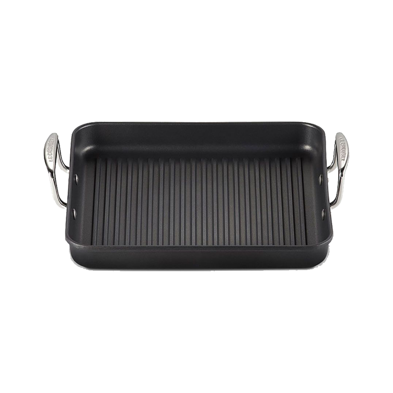 LE CREUSET TNS SQUARE GRILL - STAINLESS STEEL - 23 X 23 CM