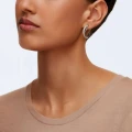 Swarovski Twist Hoop Earring - Czwh/rhs - 5563908