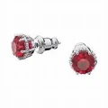 Swarovski Earring - PE July Ruby/Rhs - One Size